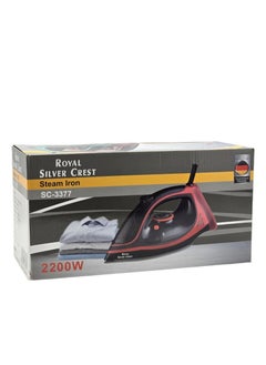 رويال سيلفر كريست مكواة بخار رويال سيلفر كرست موديل SC-3377 - 2200 وات  - Image 1
