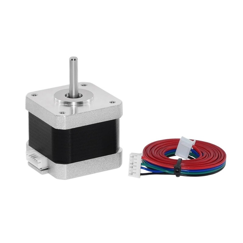 17HS4401 Nema 17 Stepper Motor 42BYGH 4 Lead 1.5A with Dupont Cable for 3D Printer 2 Pcs - Image 2