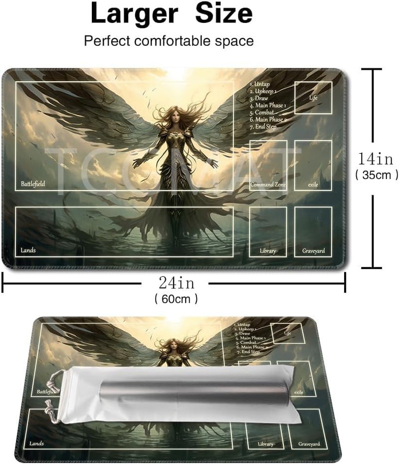 TCGMAT MTG Playmat NonSlip Backing Printing Ideal for Card Game Enthusiasts TCG Playmat MTG1Disaster befallsDeck - Image 5