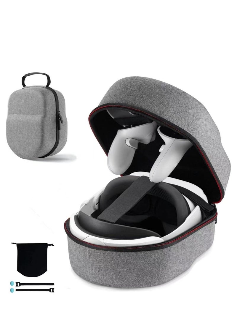 Portable pouch Compatible with Oculus Quest 2 VR headset Shock-resistant virtual reality travel carrying case Compatible with Quest/Quest 2 accessories - Image 2