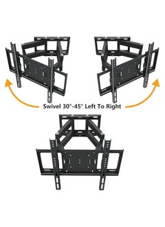 Lucky Sky Tilting TV Wall Mount Bracket LS-CP602 for 32''–80'' TVs, VESA 400x600mm, 50kg Capacity, ±15° Tilt  - Image 2