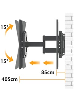 Lucky Sky Tilting TV Wall Mount Bracket LS-CP602 for 32''–80'' TVs, VESA 400x600mm, 50kg Capacity, ±15° Tilt  - Image 3