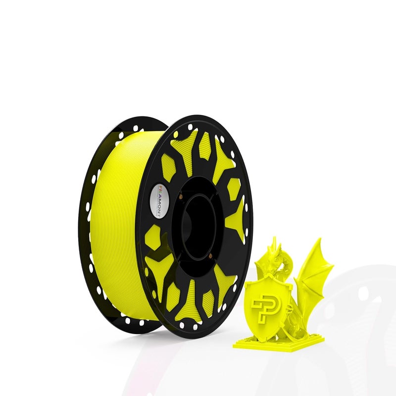 Protomont TECHNOLOGIES فيلا مونت خيوط الطباعة ثلاثية الأبعاد PLA بقطر 1.75 مم - بريميوم بلس متوافقة مع معظم طابعات FDM (أصفر ليموني) - Image 3