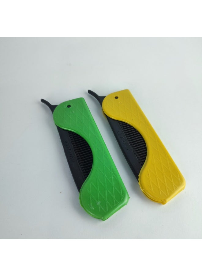 Set of 2 Foldable Pocket Combs – Compact & Easy to Carry - Image 5