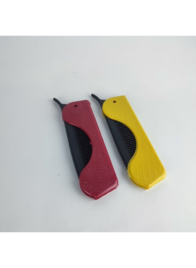 Set of 2 Foldable Pocket Combs – Compact & Easy to Carry - Image 1