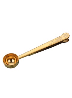 Coffee Spoon With Clip Gold 18x4cm - pzsku/Z4264F21A8139AD47CC37Z/45/_/1721107561/ef24c799-bada-4e37-b358-e5c167d89b97