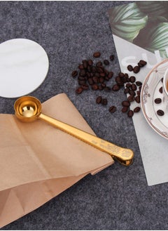 Coffee Spoon With Clip Gold 18x4cm - pzsku/Z4264F21A8139AD47CC37Z/45/_/1721107612/7dcde8d9-6f4b-49f4-afab-ab3400ac9acb