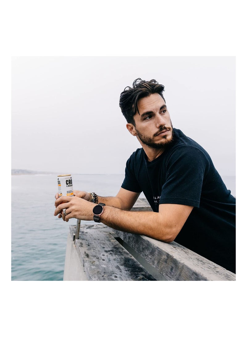 SYOSI Replacement Strap, Compatible with Samsung Active 2 Watch Band 40mm 44mm, Adjustable 20mm Elastic Strap for Galaxy Active 2 Watch Gear S2 Classic Gear Bands Women Men Black Pink - Image 3