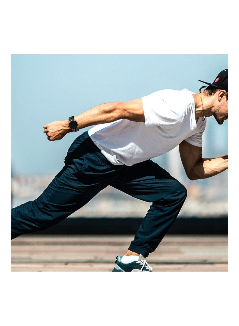 SYOSI Replacement Strap, Compatible with Samsung Active 2 Watch Band 40mm 44mm, Adjustable 20mm Elastic Strap for Galaxy Active 2 Watch Gear S2 Classic Gear Bands Women Men Black Pink - Image 5