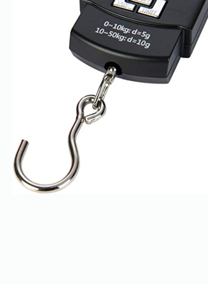 Biki Portable Luggage Scale 50kg Electronic Digital Suitcase Travel Bag Hanging Weighing Scale - Image 5