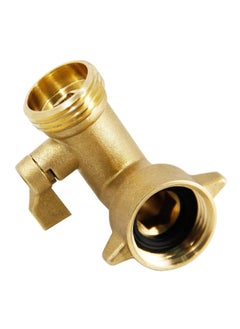 Generic Hot Sale Garden 90 Degree American 3/4 Elbow With Switch Brass Ball Valve Single-way Corner Joint Garden Stop Valve-Specification Model:American Style Elbow With Switch  - Image 5