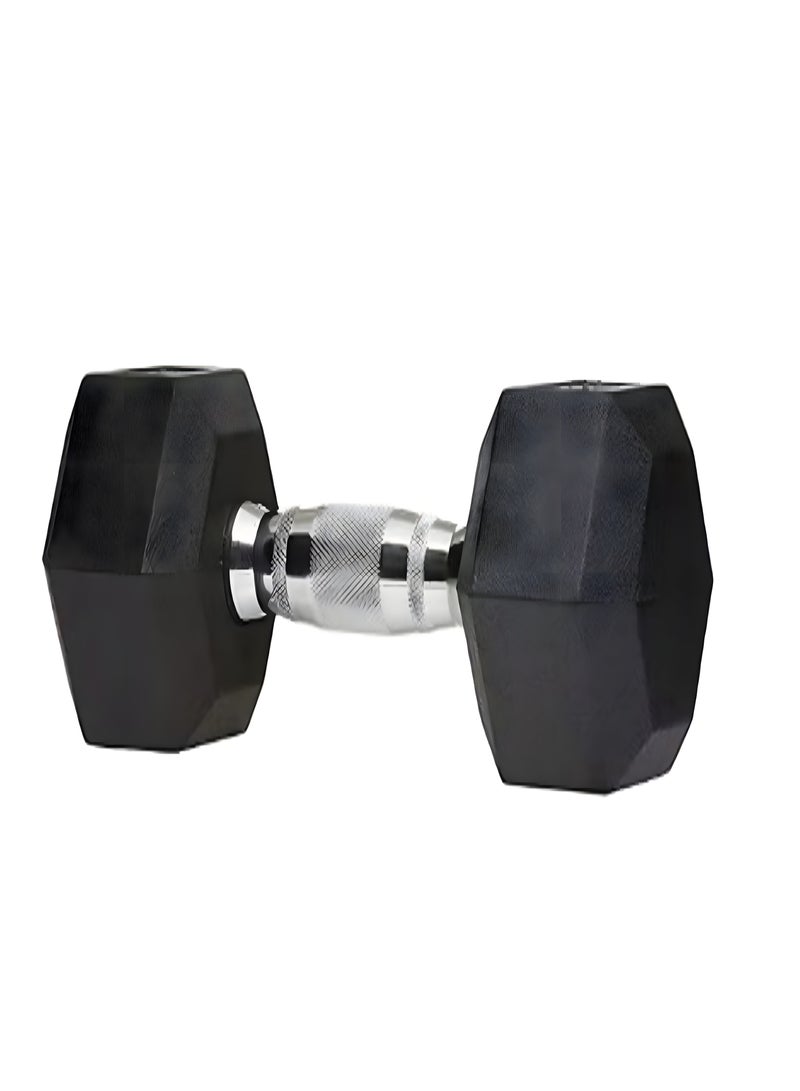 H PRO HM Sports 5 KG Hex Dumbbell | Premium Cast Iron Weight for Strength Training & Home Workouts - Image 3