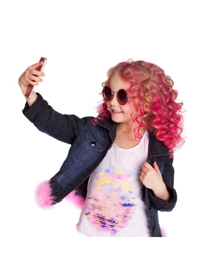 Desire Deluxe Desire Deluxe Hair Chalk for Girls Makeup Kit of 10 Temporary Colour Pens Gifts, Great Toy for Kids Age 5 6 7 8 9 10 11 12 13 Years Old, "Blue,Green,Grey,Pink,Purple  - Image 5