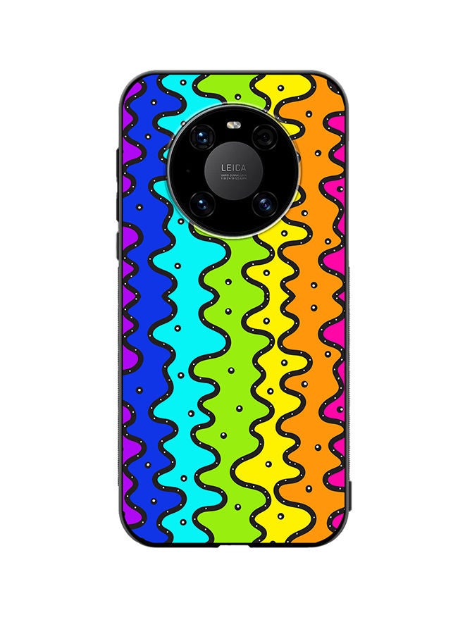VR CREATIVE Protective Case Cover For Huawei Mate 40 Color Strip Design Multicolour - Image 1