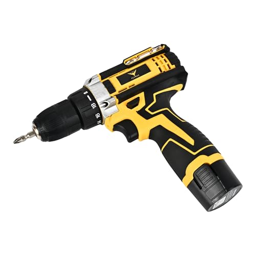 HYCO LABEL FLYMAX CD-1000 12V Cordless Drill Machine, 1500 RPM, 2-Speed, 1-10mm Chuck, 2X1500 mAh Battery, Taiwan Made - Image 4
