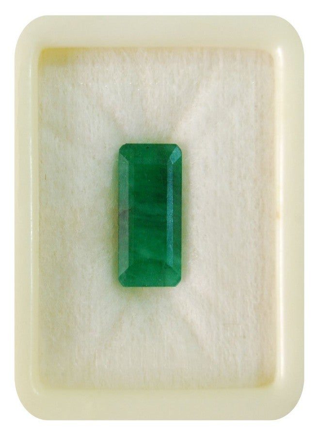 Ayush Gems 5.45 Carat - 6.25 Ratti Emerald (Panna Stone) 100% Original Certified Natural Gemstone A Quality - Image 1
