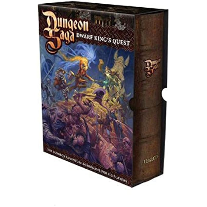 Mantic Games  MGDS01  Dungeon Saga the Dwarf Kings Quest  Fantasy 28mm Miniature Adventure Strategy Board Game - Image 1
