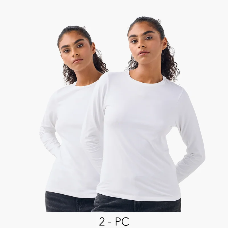 سبلاش فيڤ Set of 2 - Crew Neck T-shirt