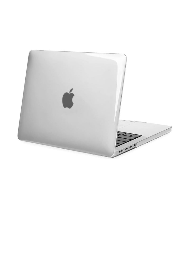 Case Compatible for MacBook 14 inch Pro 14 inch Case 2023 2022 2021 Release M3 A2918 A2992 M2 A2779 M1 A2442 Protective Plastic Hard Shell Case Cover Color Crystal Clear - Image 1