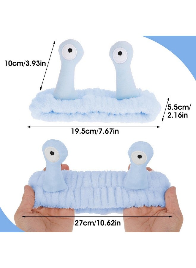 مولين عصابة رأس على شكل حلزون من مولين، عصابة رأس لغسل الوجه، عصابات شعر للسبا، عصابات رأس للمكياج للنساء، عصابة رأس مرنة من الصوف المرجاني اللطيف، إكسسوارات شعر إبداعية لغسل الوجه والاستحمام والرياضة والعناية بالبشرة - Image 2