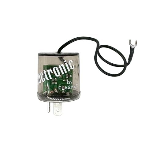irhapsody 2-pin 12vdc LED Flasher Relays with Ground Wire, Pack of 2 - Image 2