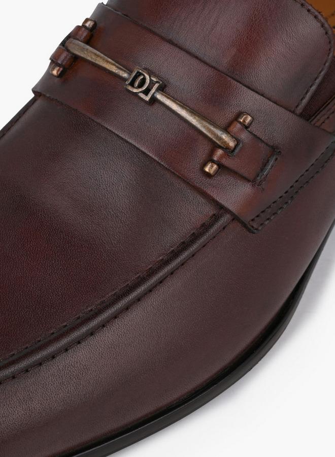 DUCHINI Men Leather Slip-On Loafers - Image 4