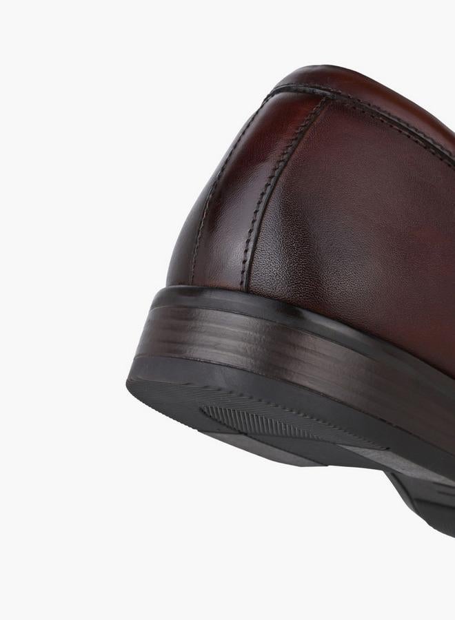 DUCHINI Men Leather Slip-On Loafers - Image 5