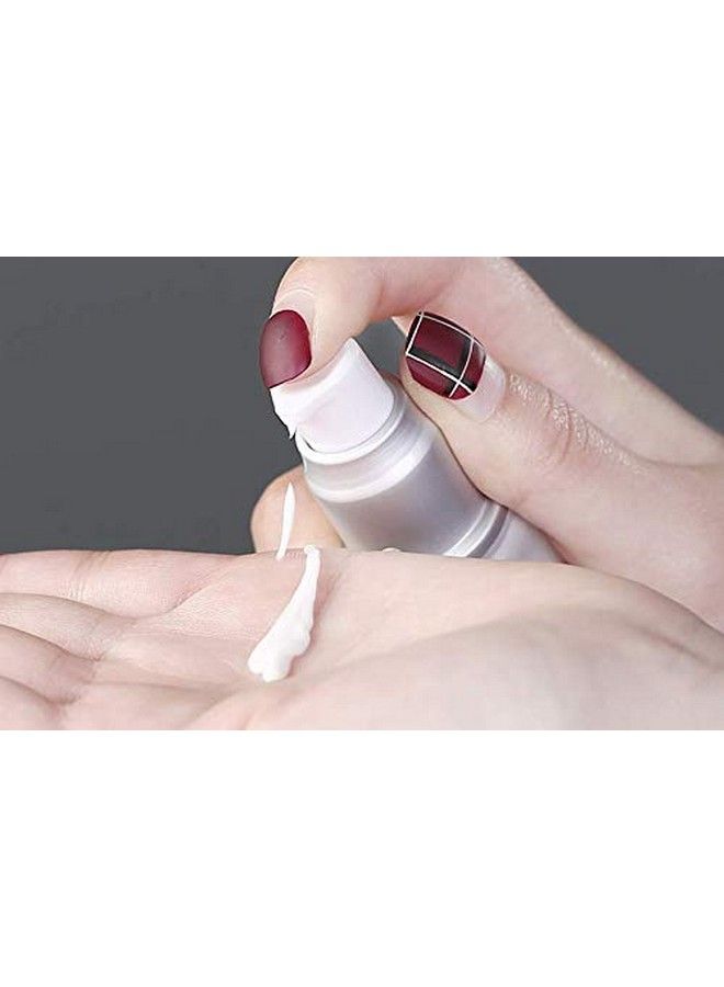 SYBL 3Pcs 15Ml 0.5Oz Refillable Upscale Translucent Frosted Glass Travel Lotion Pump Bottle Dispense Empty Toiletry Travel Bottles Cosmetic Container Jar Vial For Cream Cosmetic Foundation Etc  - Image 4