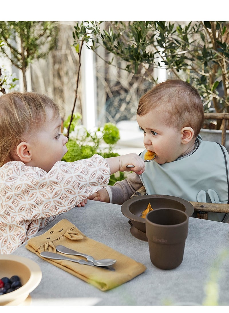 Elli Junior Elodie Details-Baby Bib-Mineral Green - Image 2