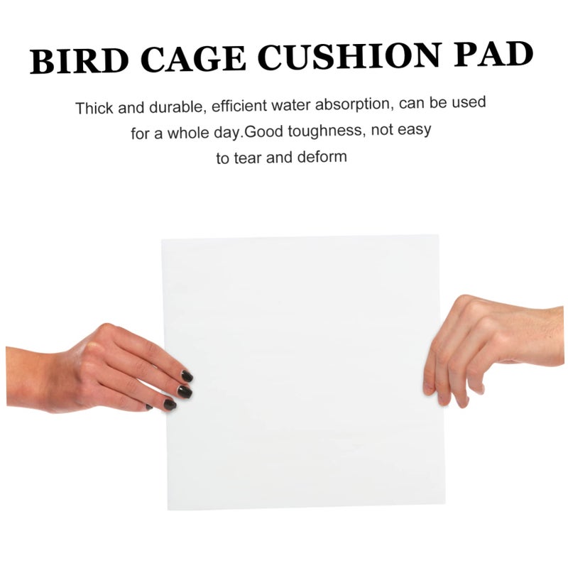 100 Pcs Bird Cage Paper Liner Pads Cage Liner For Small Animals Hamsters - Image 5