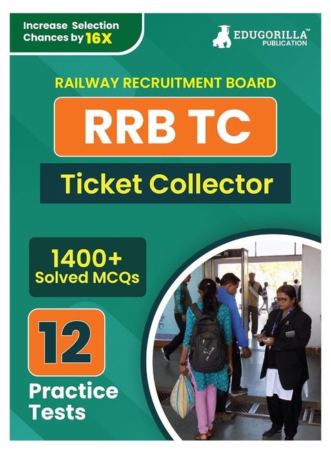 RRB TC: Ticket Collector Recruitment Exam Book 2023 (English Edition) | Railway Recruitment Board | 12 Practice Tests (1400 Solved MCQs) with Free Access To Online Tests