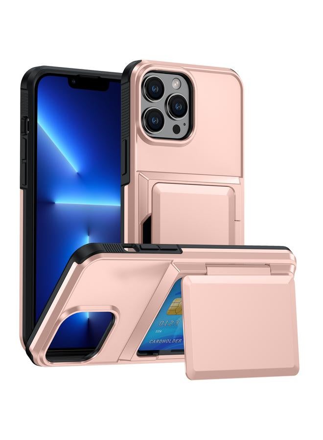 S-TOP Case For iPhone 13 Pro Card Slot Holder Phone Case - Image 1