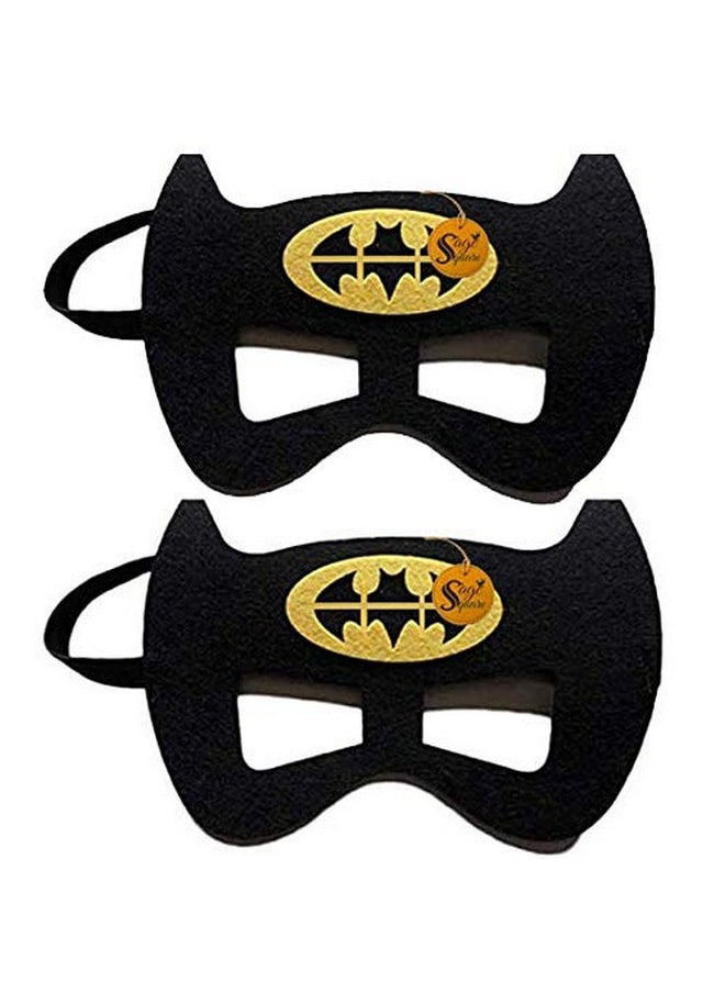 Sage Square Sage Square Eye Mask for Costume Parties, Cosplay, Birthday Parties & Dress-up (Pack of 2) (Batman)  - Image 1