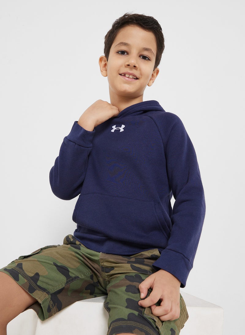 UNDER ARMOUR Boys' Rival Fleece Hoodie - Image 1