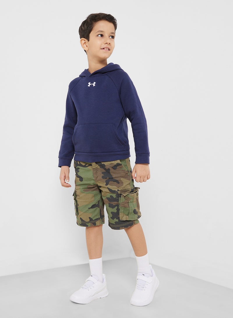 UNDER ARMOUR Boys' Rival Fleece Hoodie - Image 4