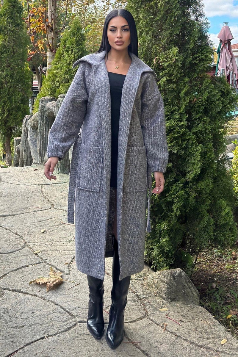 Weshaya Coat Women Anthracite - Image 3