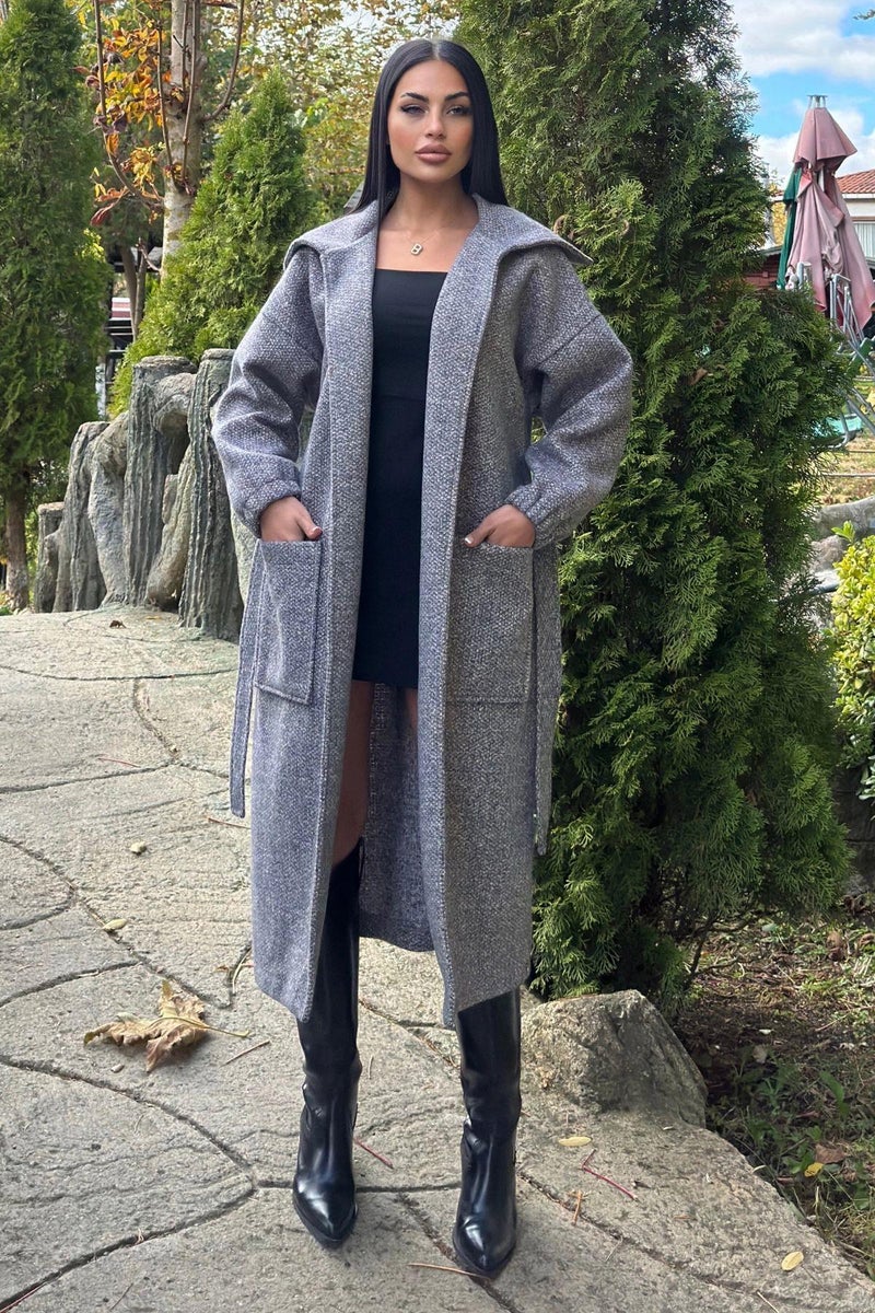 Weshaya Coat Women Anthracite - Image 2