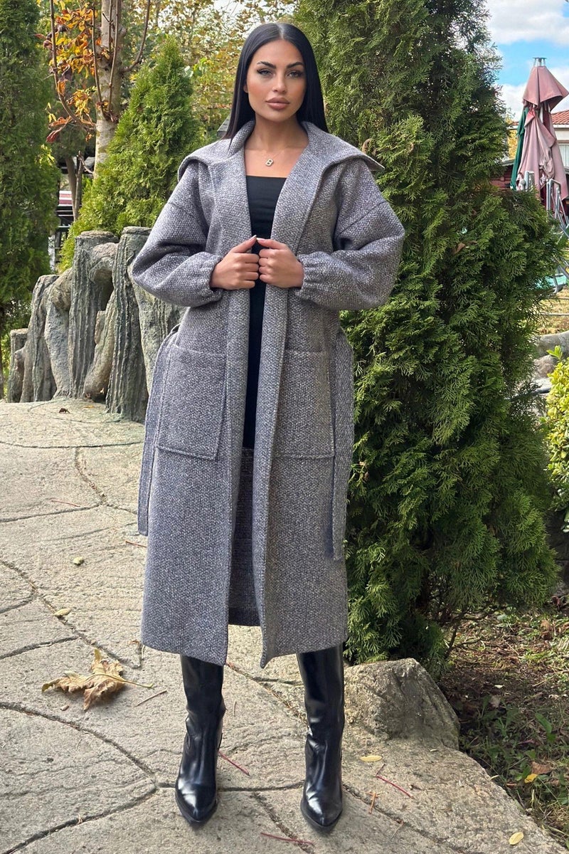 Weshaya Coat Women Anthracite - Image 5