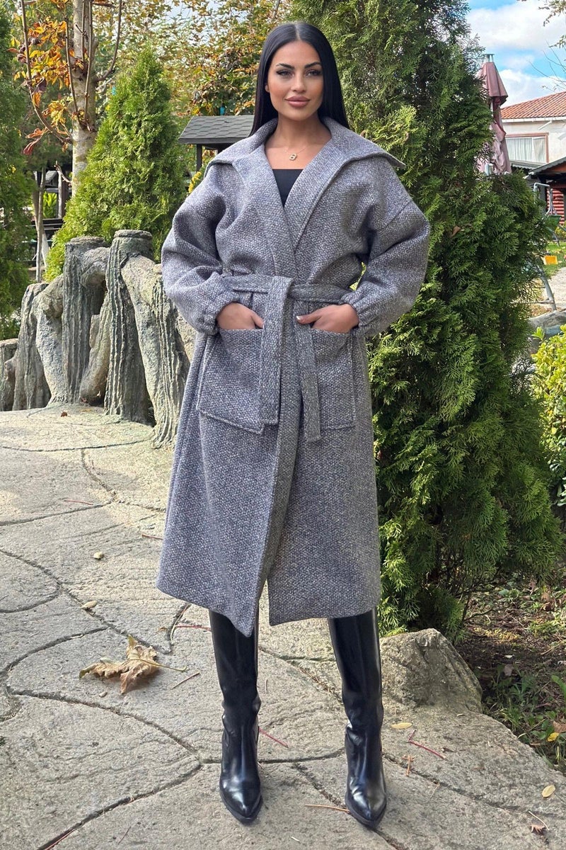 Weshaya Coat Women Anthracite - Image 1