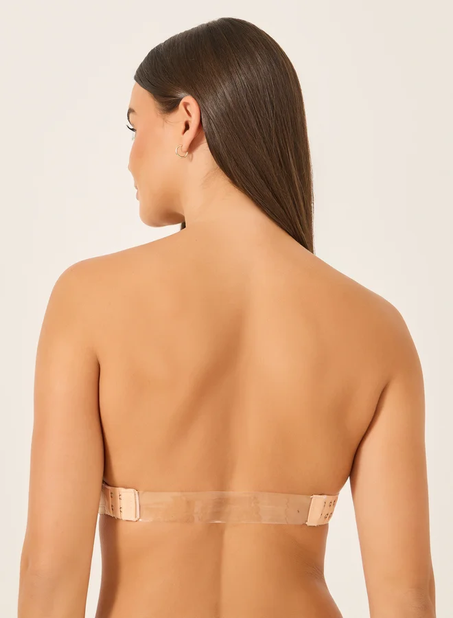 تايك تو حمالة صدر سلكية مبطنة بدون حمالات قطعتين