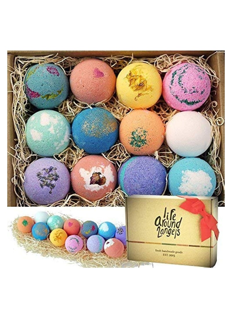 LifeAround2Angels LifeAround2Angels Bath Bombs Gift Set 12 