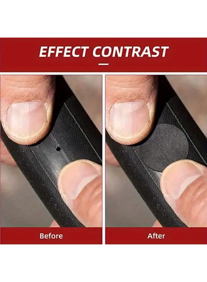 Black Bicycle Tire Patch Repair Kit 7pcs Quick Adhesive Inner Tube Wheel Maintenance Tool - Image 4