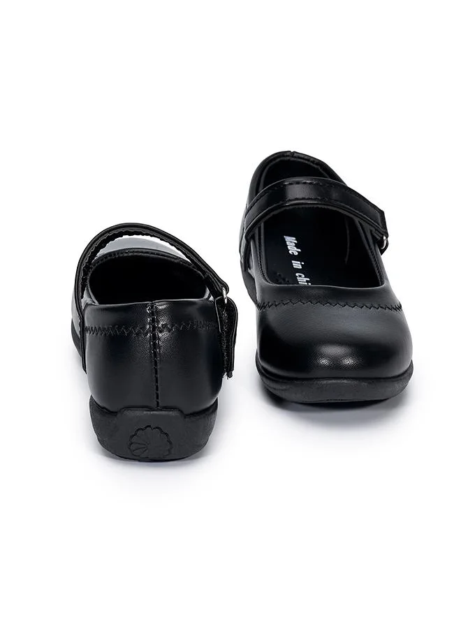 babyqlo Plain Black Girls Mary Jane School Shoes