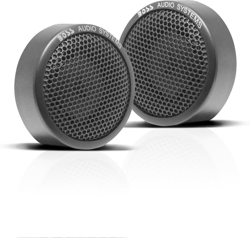 BOSS Audio Systems TW18 200 Watt Micro-Dome Car Tweeters - 1/2 Inch, Sold in Pairs - Image 1