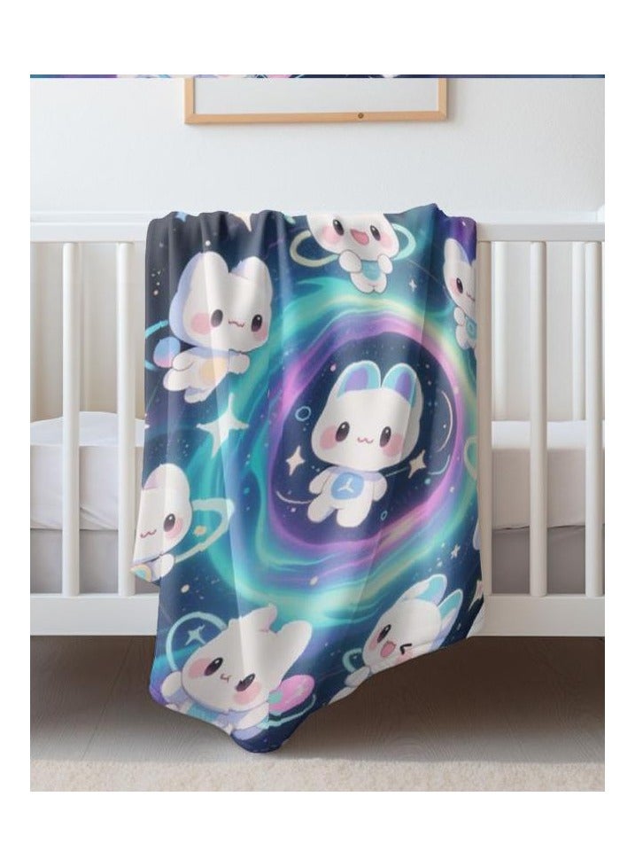 general Flannel thin blanket (warm and comfortable, suitable for sleep, gaming, dust removal and sandproof) 150cm*200cm - 474 - Image 1