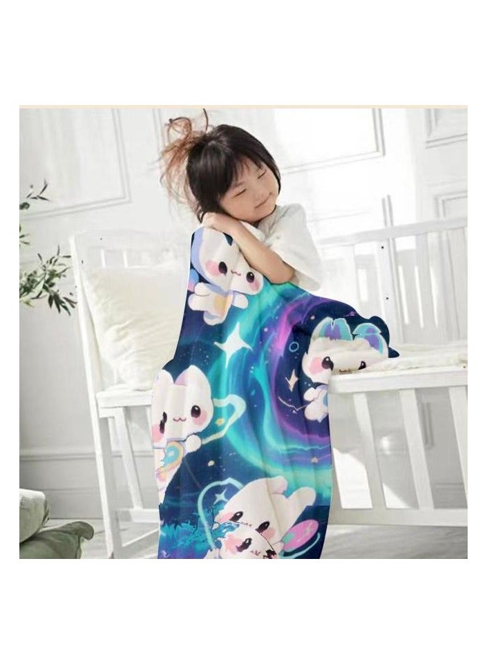 general Flannel thin blanket (warm and comfortable, suitable for sleep, gaming, dust removal and sandproof) 150cm*200cm - 474 - Image 3