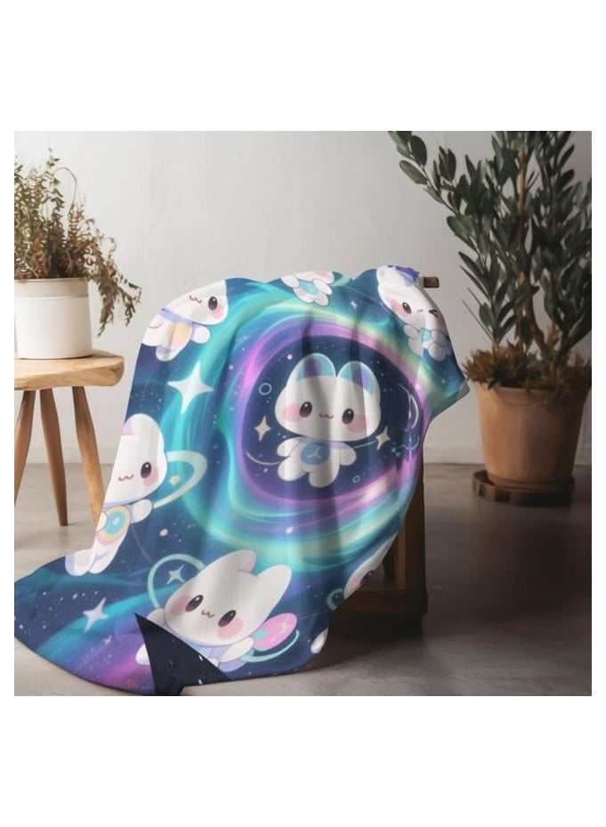 general Flannel thin blanket (warm and comfortable, suitable for sleep, gaming, dust removal and sandproof) 150cm*200cm - 474 - Image 4