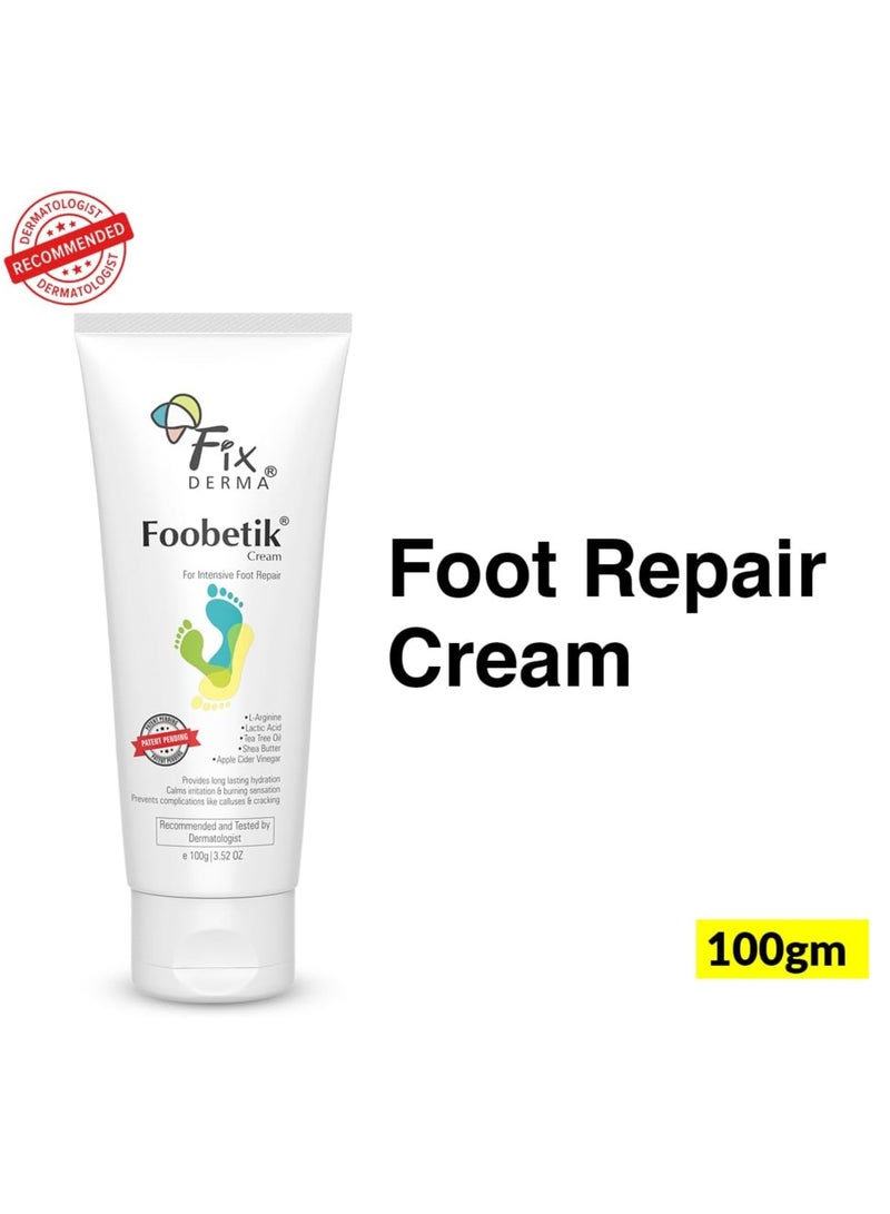 فيكسديرما كريم فوبيتيك، كريم للقدم، للعناية بالقدم، للأقدام الجافة والمتشققة، يرطب ويلطف القدم، إصلاح الكعب، للبشرة المتصلبة أو المتشققة، خالي من البارابين 100 جم - Image 2