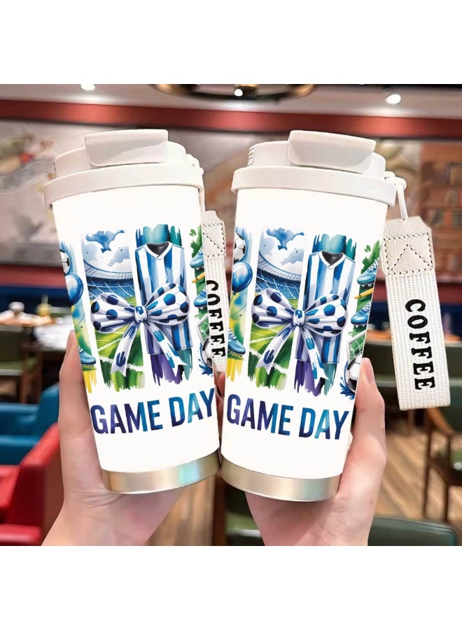 FIFA 520ml World Cup Printed Stainless Steel Insulated Water Bottle Double Wall Vacuum Thermal Flask Leakproof Cup for Hot & Cold Drinks - Image 3