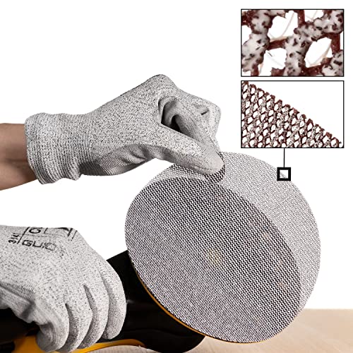 Mirka Abranet Net Disc / 6 inch/Grit 400 / Sandpaper Sanding Discs Hook and Loop/Dust-Free Sanding / 50 pcs / ‎9A-241-400 - Image 4